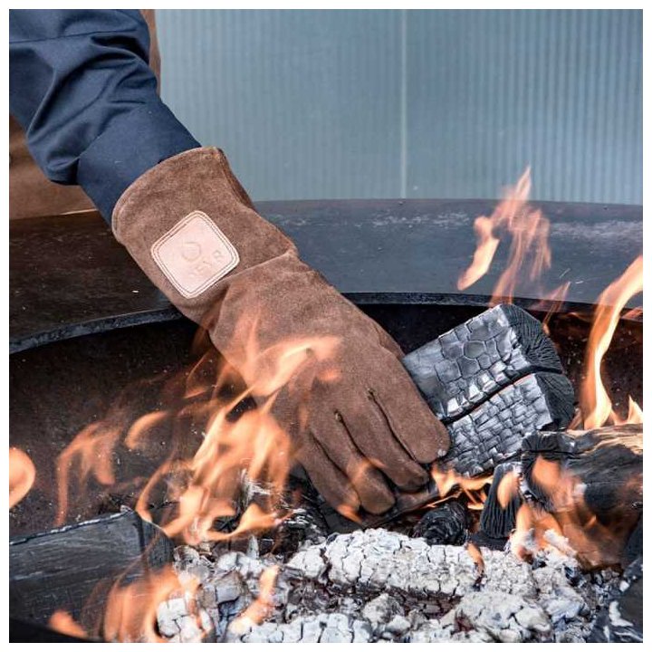 OFYR Grillhandsker i Brunt Ruskind - Must Have til Grillen