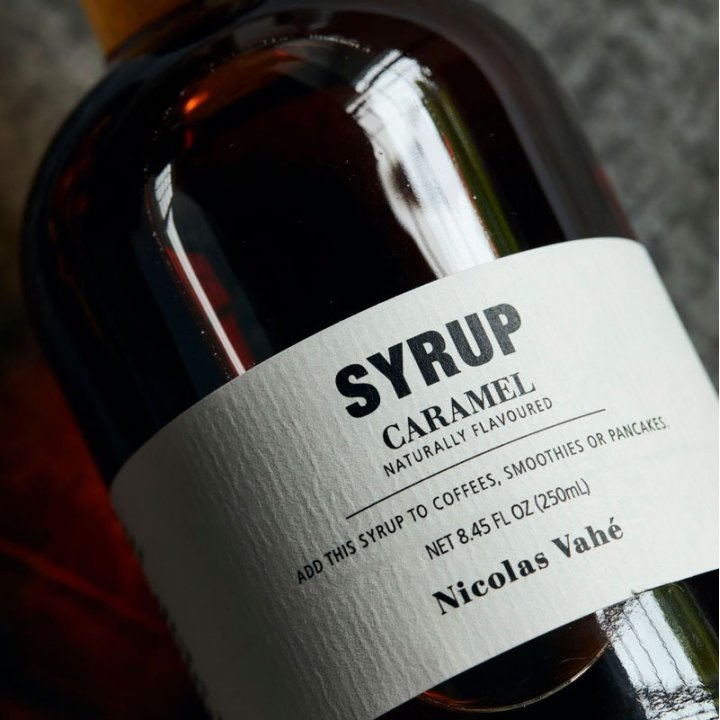 sirup med karamelsmag