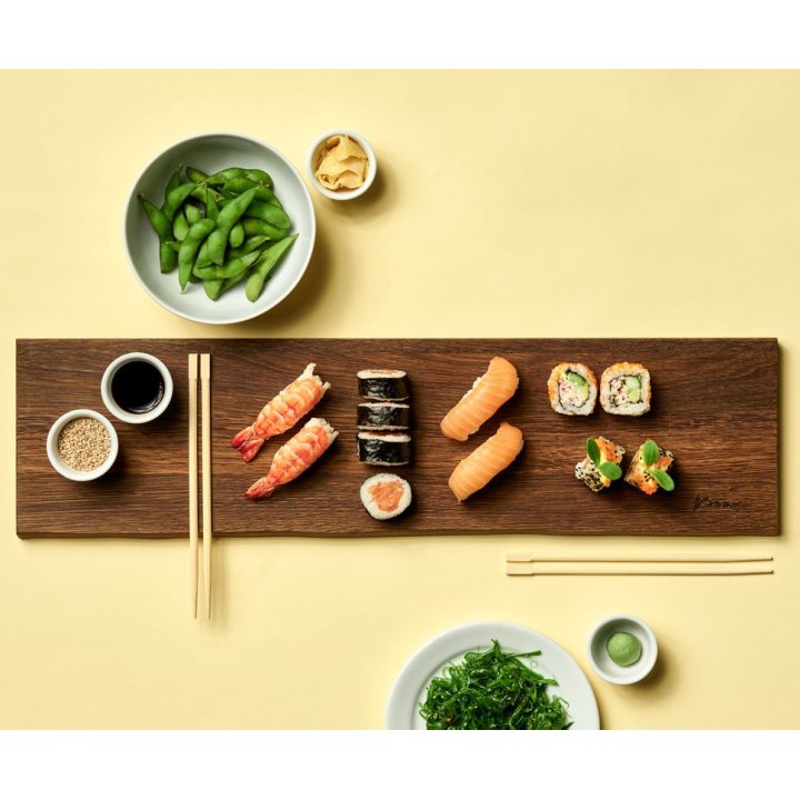 Sushibræt i Røget Eg fra by Brorson
