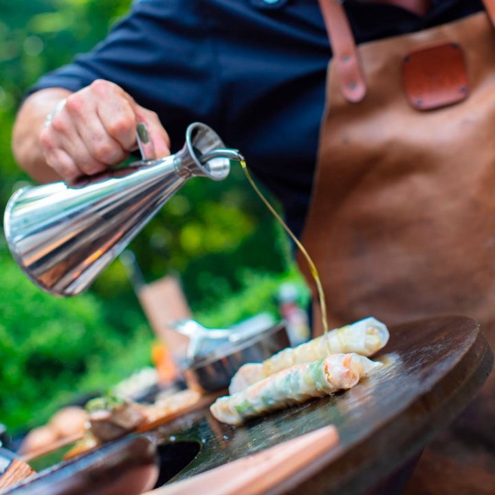Ofyr Oliekande til Stegeplader, Grill og Morsø Grill