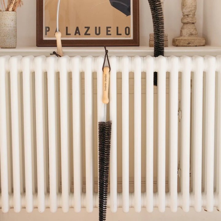 Radiatorbørste med fleksibelt hoved