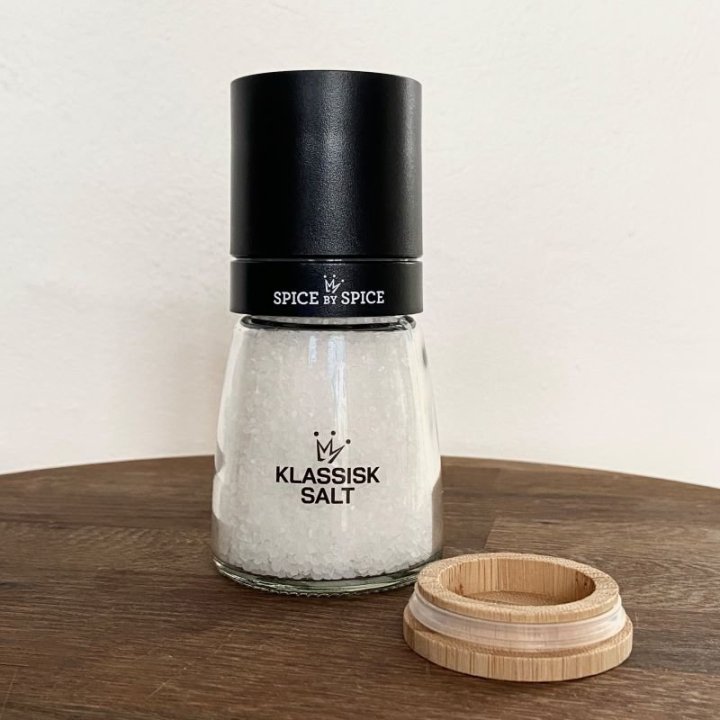 Saltkværn med låg - Drysser ikke