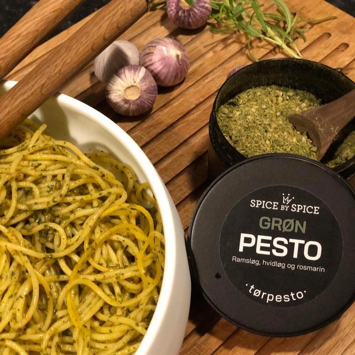 Grøn tørpesto. Undgå madspild med tørpesto