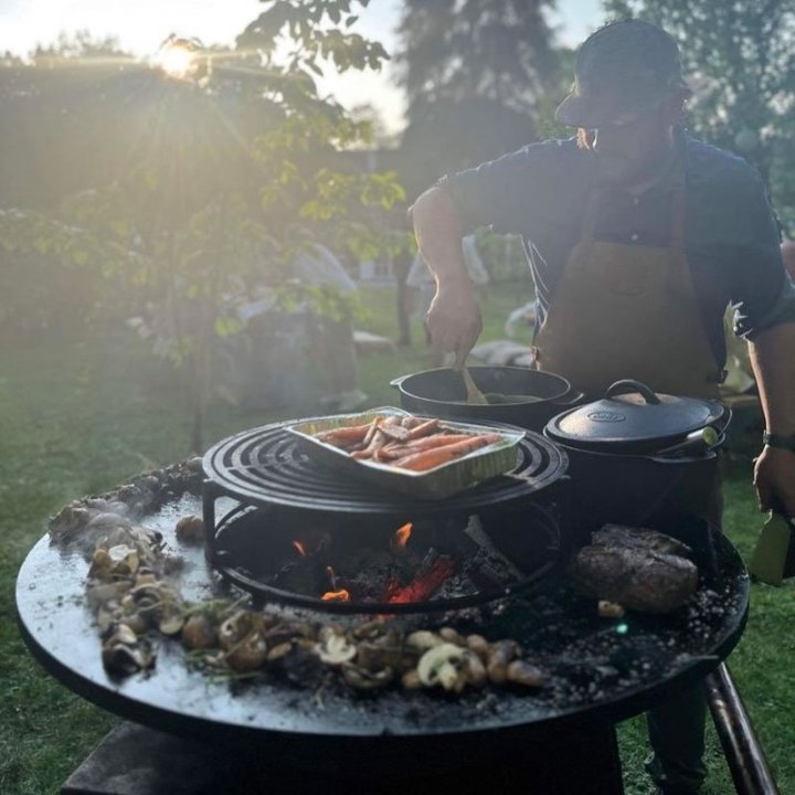Ofyr grill og grillrist