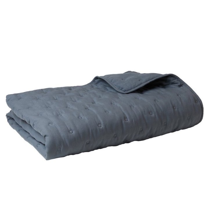 Quilt plaid blå tilbud