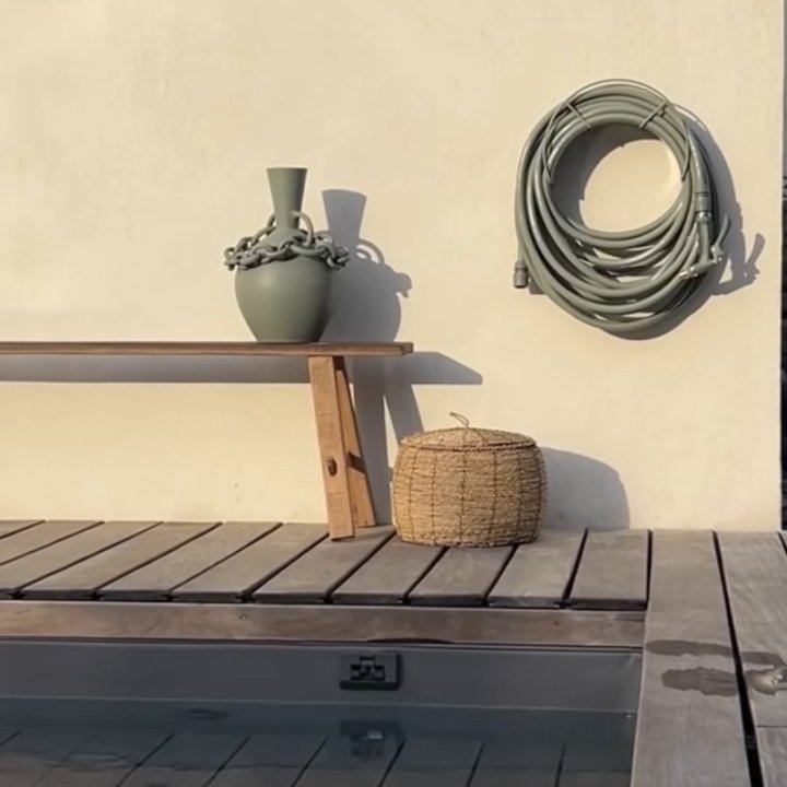 Mintgrøn vandslange