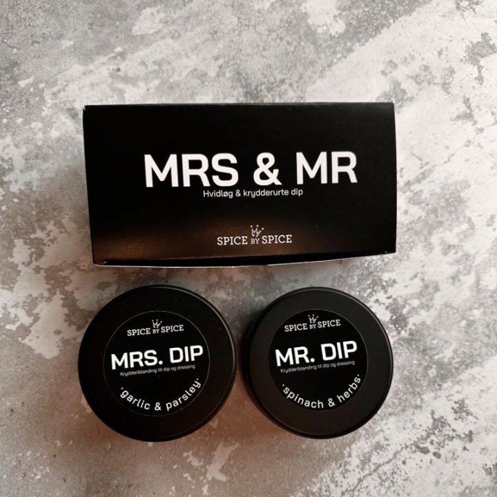 Mrs og mr gavepakke