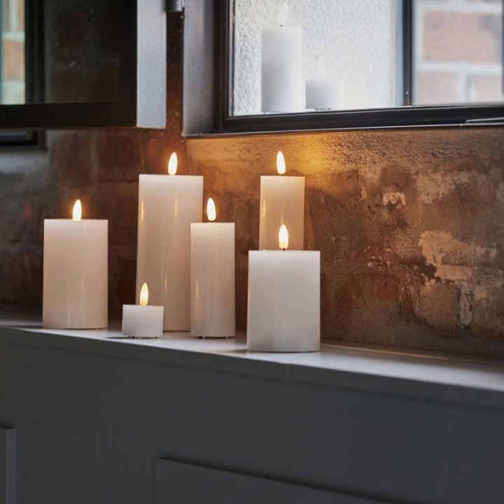 LED bloklys med timer