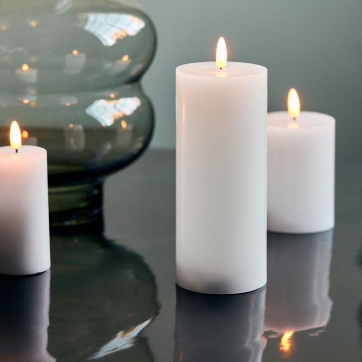 Hvide led bloklys tilbud